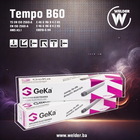 Elektroda Tempo B60-E8018 G 3,2x350mm 5kg