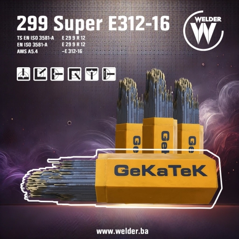 Elektroda 299 Super E312-16 2,5x250mm 4kg