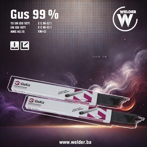 Elektroda Elnikel 3,2x300mm Gus 99% 1kg