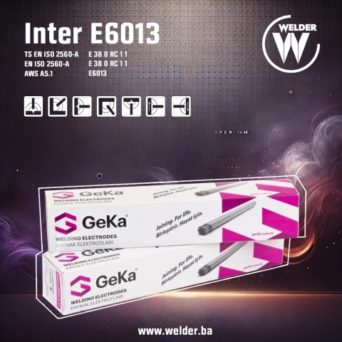Elektroda Inter E6013 2,5x350 5kg