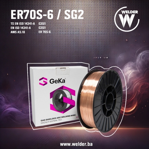 GeKa Žica SG2 ER70S-6 0,80mm 5kg