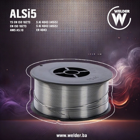 Žica MIG AlSi5 1,00mm ER4043 0,5kg D100
