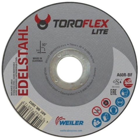 Rezna Ploča Toroflex Lite 115x2.5x22