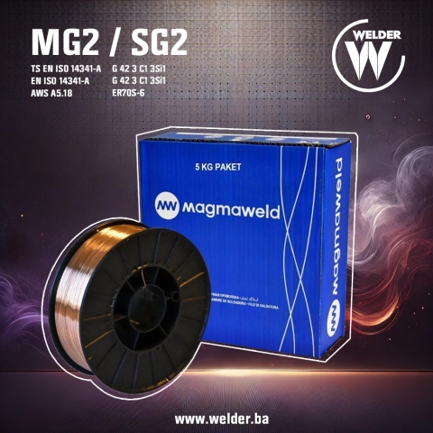 Magmaweld MIG Žica SG2 ER70S-6 5kg 1,2mm