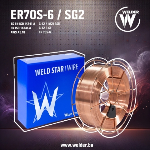 Weldstar Žica SG2 ER70S-6 1.6mm 15kg