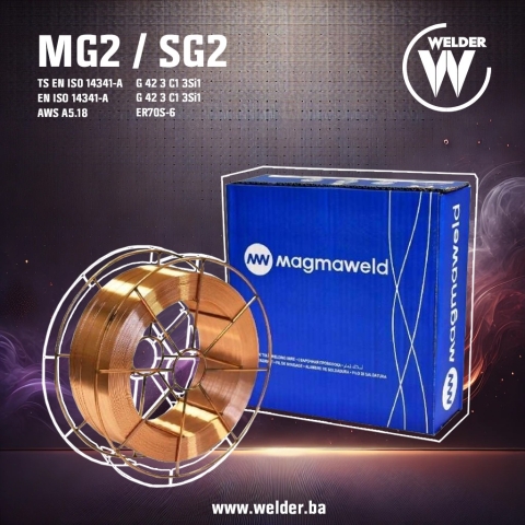 Magmaweld MIG Žica SG2 ER70S-6 15kg 0,8mm