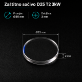 Zaštitno sočivo D25x2mm