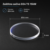 Zaštitno sočivo D34 T5 15kW