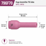 Duga Keramička Šoba za TIG #3 796F70