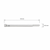 Izar igla za weldon 6.34x102mm HSS