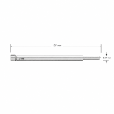 Izar igla za weldon 6.34x127mm HSS
